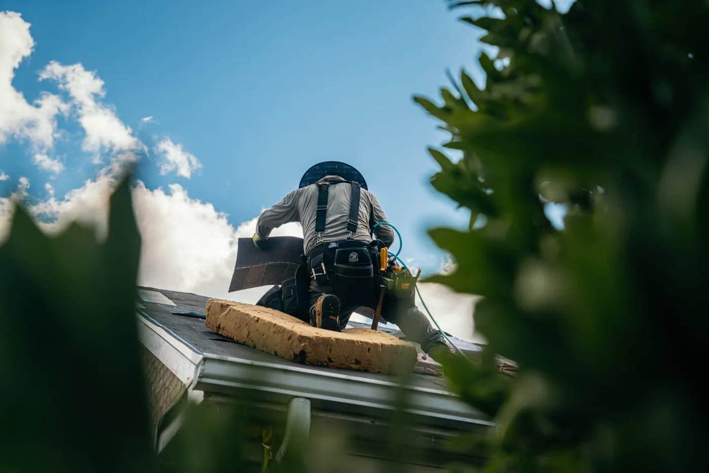 Commercial roof inspection documented in Greens Fork
